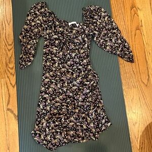 Floral Puff Sleeve Dress